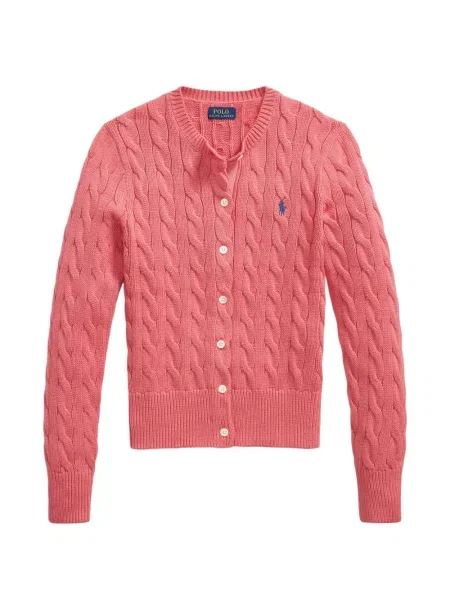 Хавлиени препасан карирана риза Polo Ralph Lauren синьо