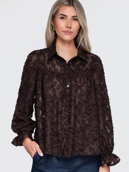 Bluza Ombre plava