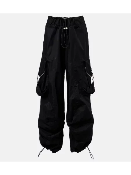 Pantaloni cargo The Attico negru