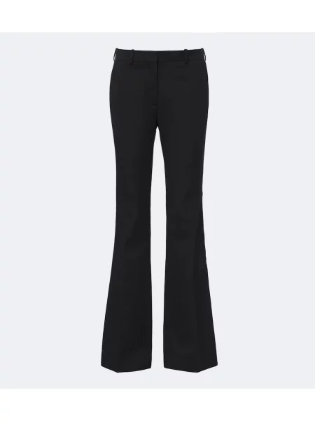 Pantaloni Balmain de lână negru
