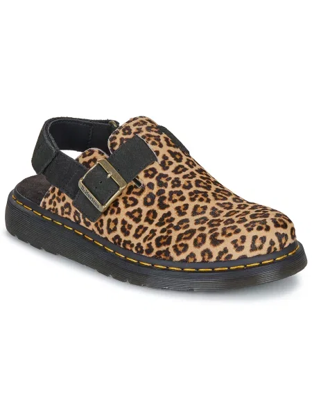 Superge Dr. Martens z leopardjim vzorcem črna