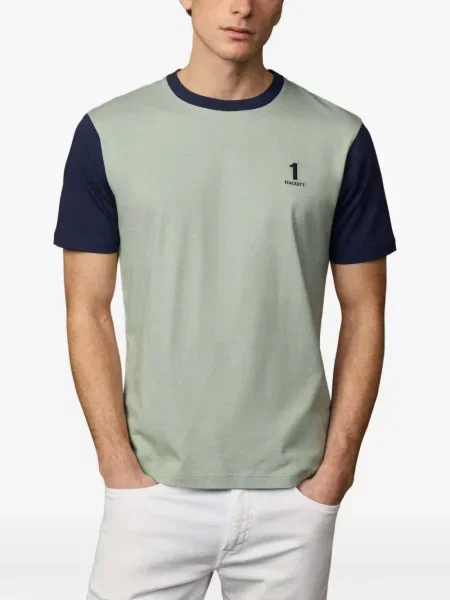 Tricou Hackett London cu imagine verde