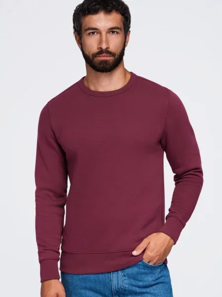 Ombre Mikina burgundská červeň
