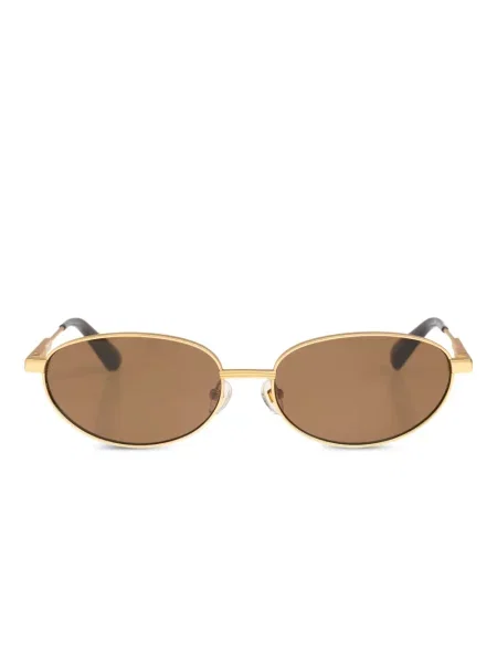 Ochelari de soare Jacquemus cu imagine auriu