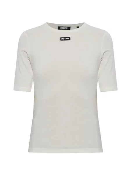 Scurt tricou Rotate Birger Christensen alb