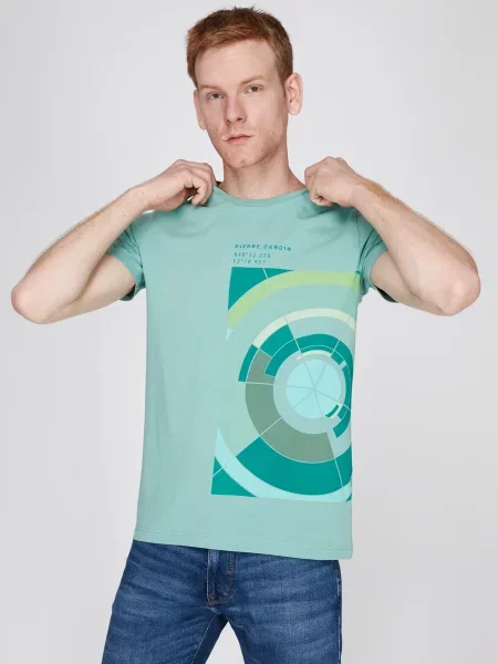 Футболка Pierre Cardin бавовна/еластан зелений