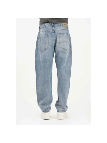 Blugi Armani Exchange cu 5 buzunare albastru