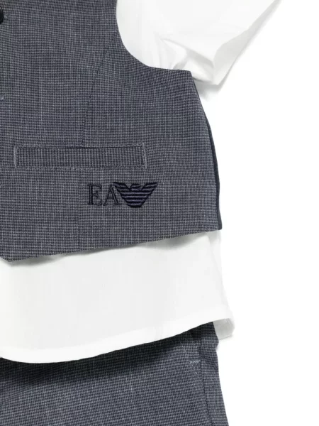Szorty dziecięce Emporio Armani szare