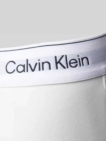 Majtki z wyhaftowanym logo model ‘Boyleg’ Calvin Klein Underwear białe