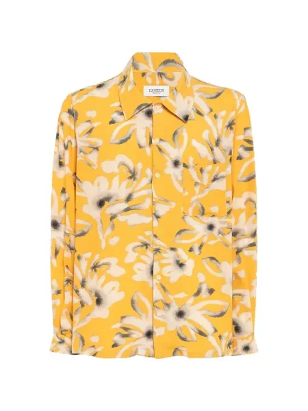 Риза Laneus на цветя жълто