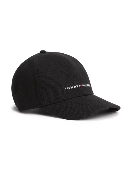 TOMMY HILFIGER Kapa črna bela