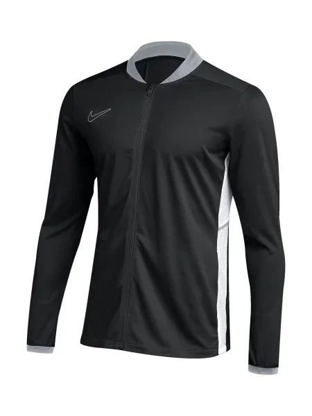 NIKE Jachetă de trening Academy negru / murdar alb