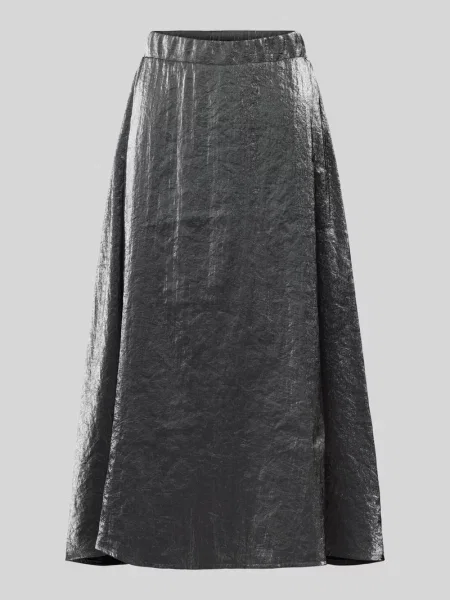 Spódnica midi o szerokim kroju z efektowną przędzą Milano Italy