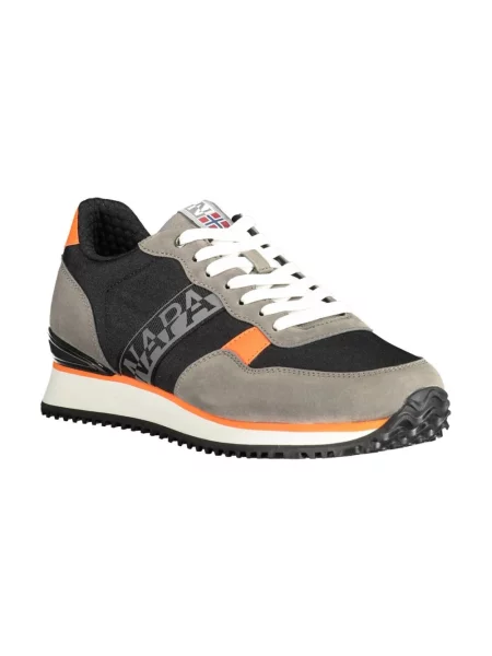 Sneakersy Napapijri skórzane szare