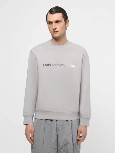 Свитшот Emporio Armani серый