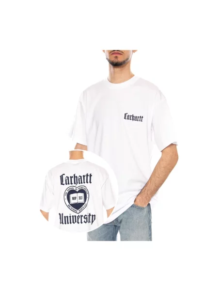 Koszulka Carhartt WIP S/S Schooling T-Shirt UNISEX White L biała