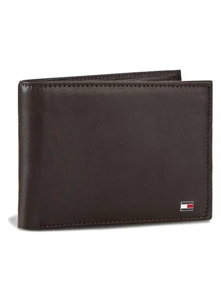 TOMMY HILFIGER Pénztárcák Eton tengerészkék / barna / piros fehér