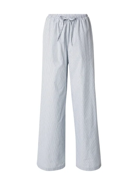 PIECES Pantaloni PCFELINE albastru deschis / închis gri