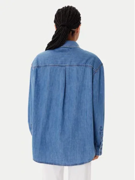 Džínová košile Tommy Jeans modrá