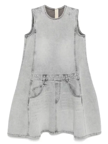 Sukienka jeansowa Jnby bez rękawów garniturowa niebieska