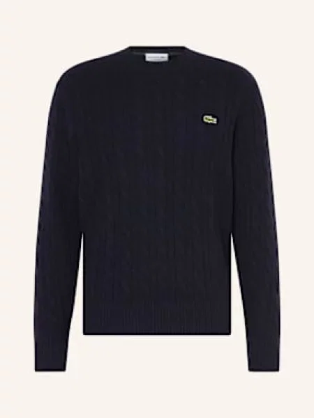 Lacoste Sweter blau granatowy