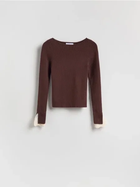 Блуза Reserved коричнева