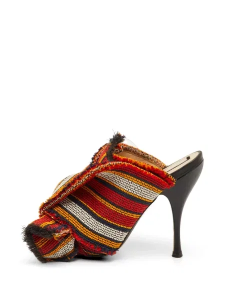 Papuci tip mules N°21 roșu