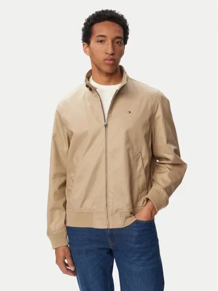 Tommy Hilfiger Prehodna jakna Classic Harrington bež