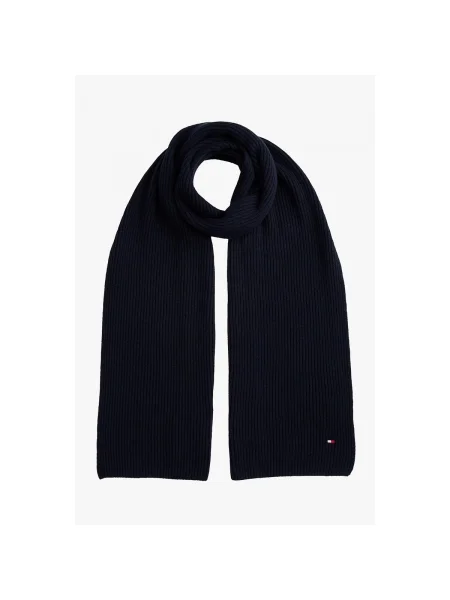 Fular Tommy Hilfiger Flag Bleumarin albastru