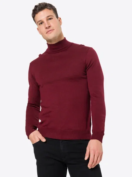 Casual Friday Pulóver Konrad borvörös