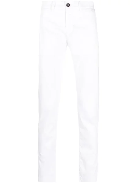 Pantaloni chino Moorer alb