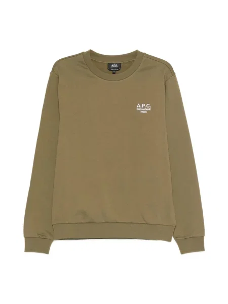Bluza A.p.c. z logo zielona