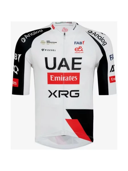 Koszulka rowerowa UAE Team Emirates XRG Replica krótki rękaw S biała