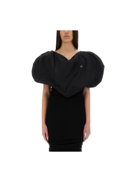 Bluzka Vivienne Westwood drapowana czarna