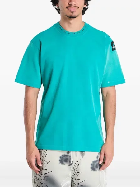 Бягане тениска Adidas с леопардов принт от джърси черно