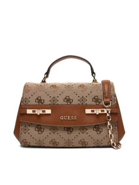 Guess Дамска чанта Melinda кафяв