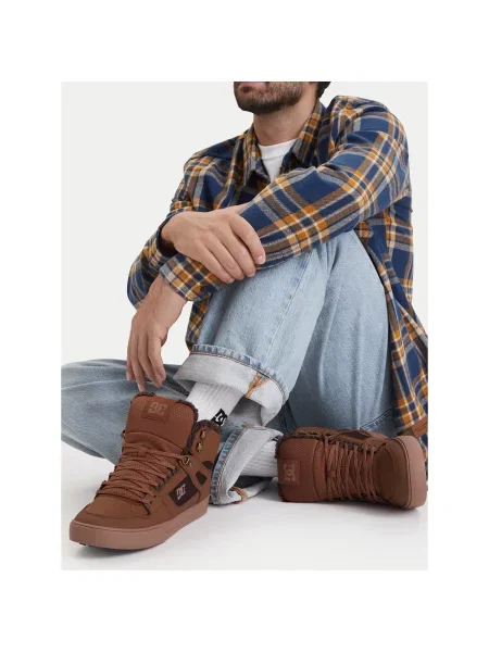 Αθλητικά DC Shoes EO-PURE HIGH TOP WC WNT καφέ