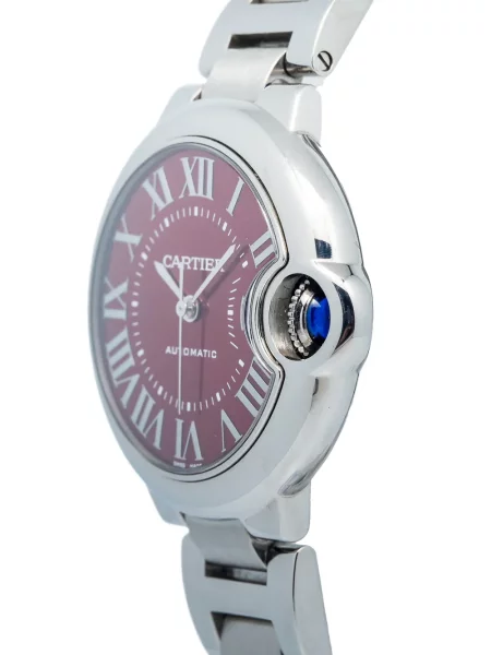 Часовник Cartier червено