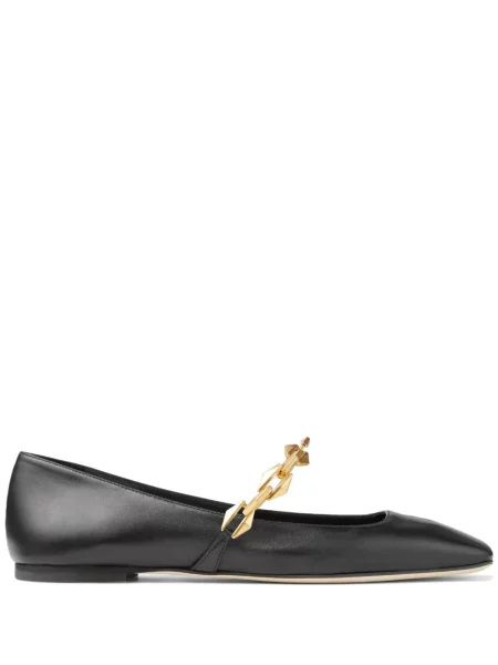 Balerini Jimmy Choo din piele negru