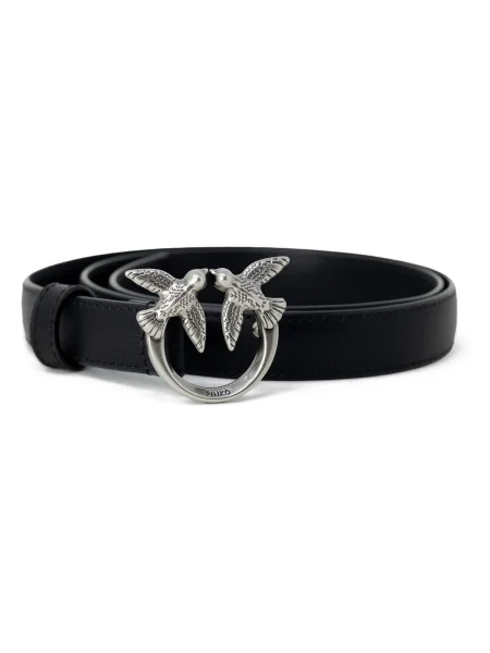 Pinko De piele curea LOVE BERRY H2 negru