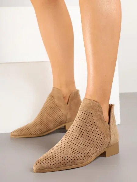 Botine Selanis închis bej