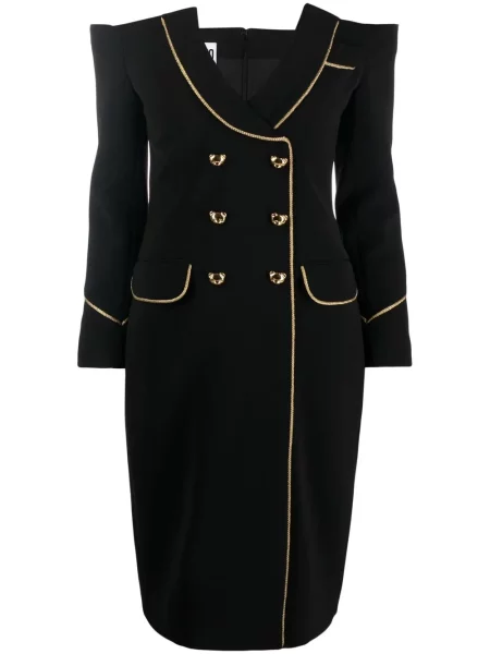 Sukienka Moschino teddy czarna