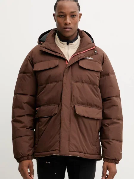 Columbia Bunda Landroamer Puffer hnědá