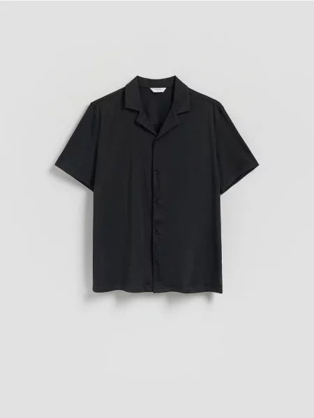 Reserved Cămașă regular fit negru