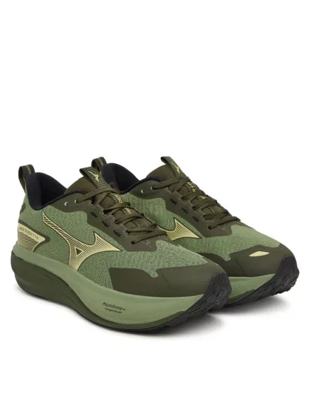 Mizuno Παπούτσια για Τρέξιμο Wave Rider Tt 4 Χακί