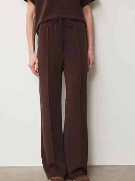 Medicine spodnie dresowe brązowe