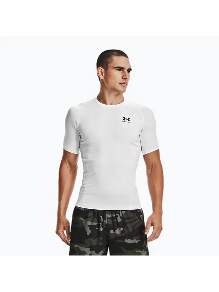 Póló Under Armour Hg Armour Comp SS White/ Black M fehér