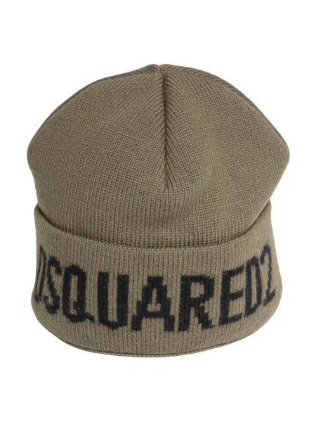 Czapka Dsquared2 z logo zielona