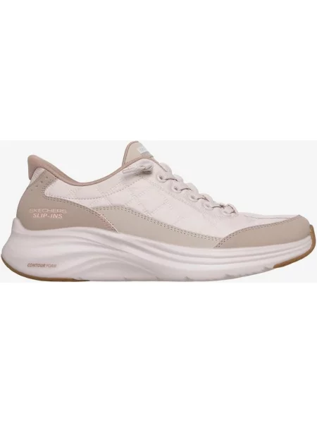 Buty do biegania Skechers Contour Foam Slip-Ins beżowy różowy 36 białe