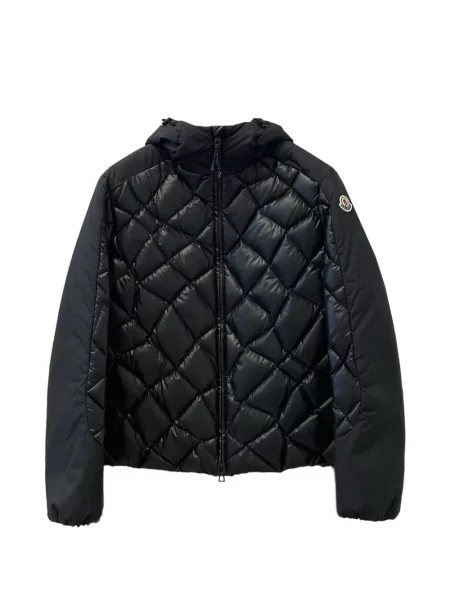 Matlasat geacă Moncler negru